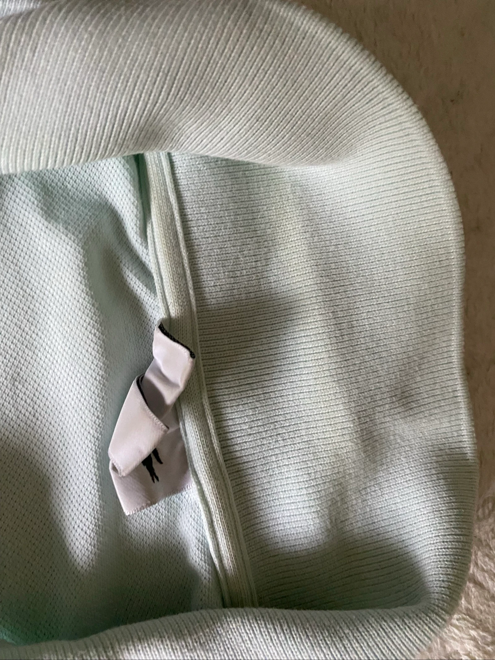 Polo Lacoste Classic Fit S verde-água estilo Old Money Preppy – photo 6